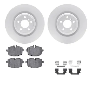 R1 Concepts WDUH1-31224 Carbon Series Brake Rotors W/ 5000 Oep Brake Pads & Hdw